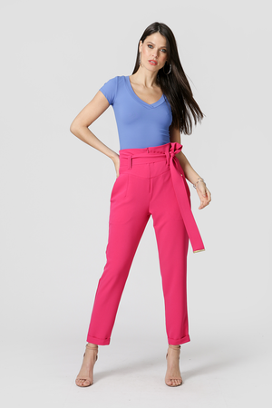 Blusa Básica Decote em V