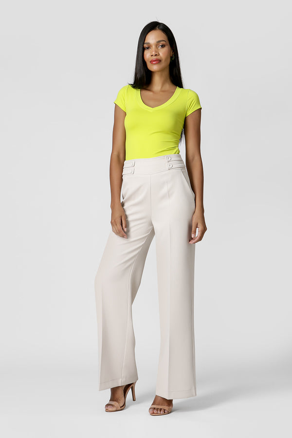 Blusa Básica Decote em V