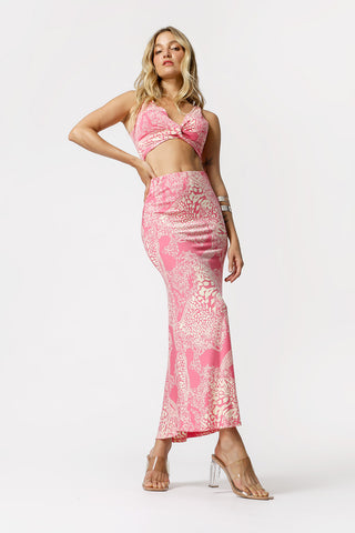 Top estampado con giro - CHICLETE 84836