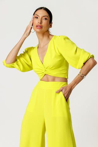 Blusa con mangas abullonadas - CANA