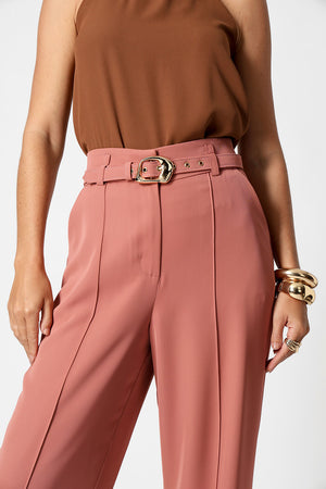 Calça Reta de Alfaiataria Fluid