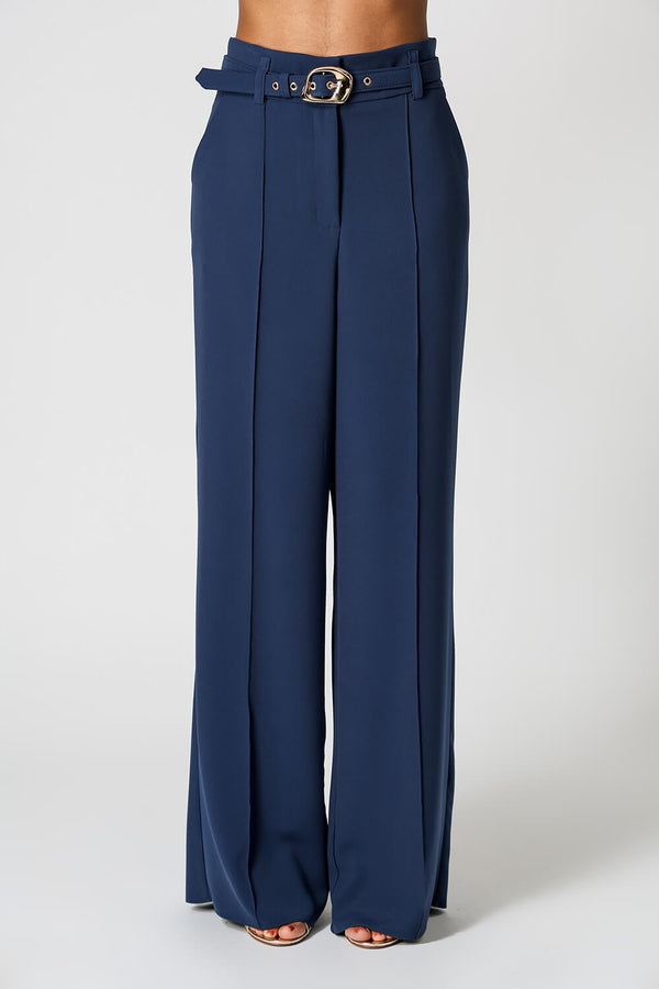 Calça Reta de Alfaiataria Fluid