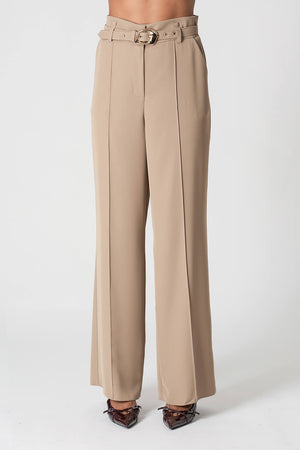 Calça Reta de Alfaiataria Fluid