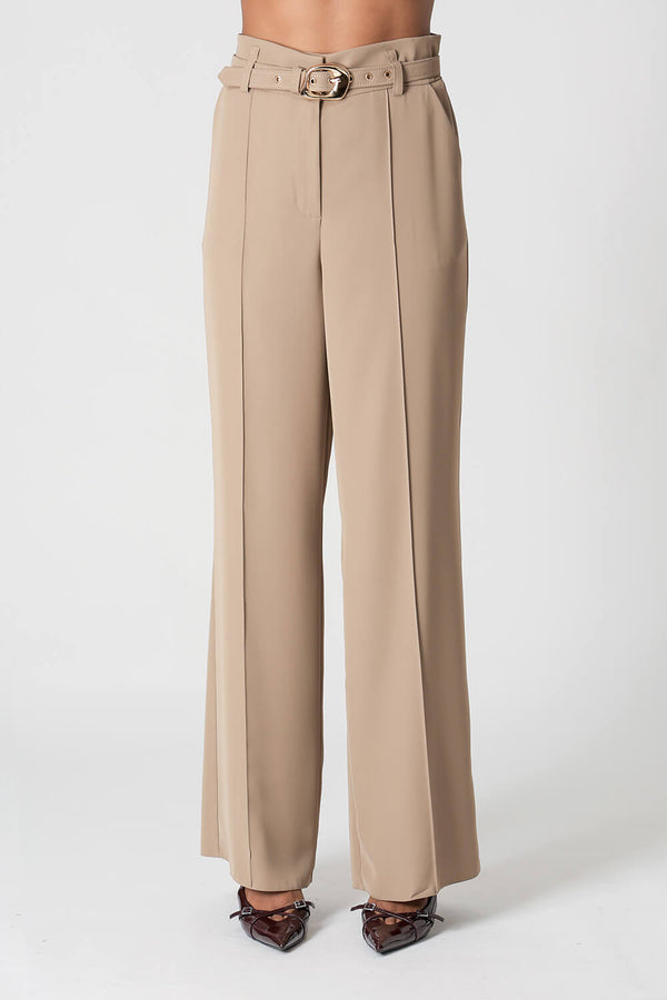 Calça Reta de Alfaiataria Fluid