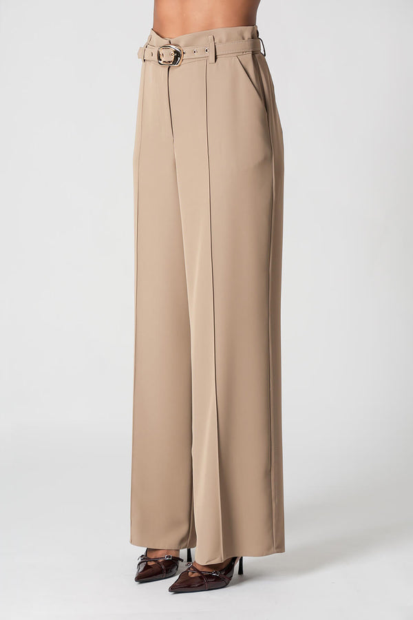 Calça Reta de Alfaiataria Fluid