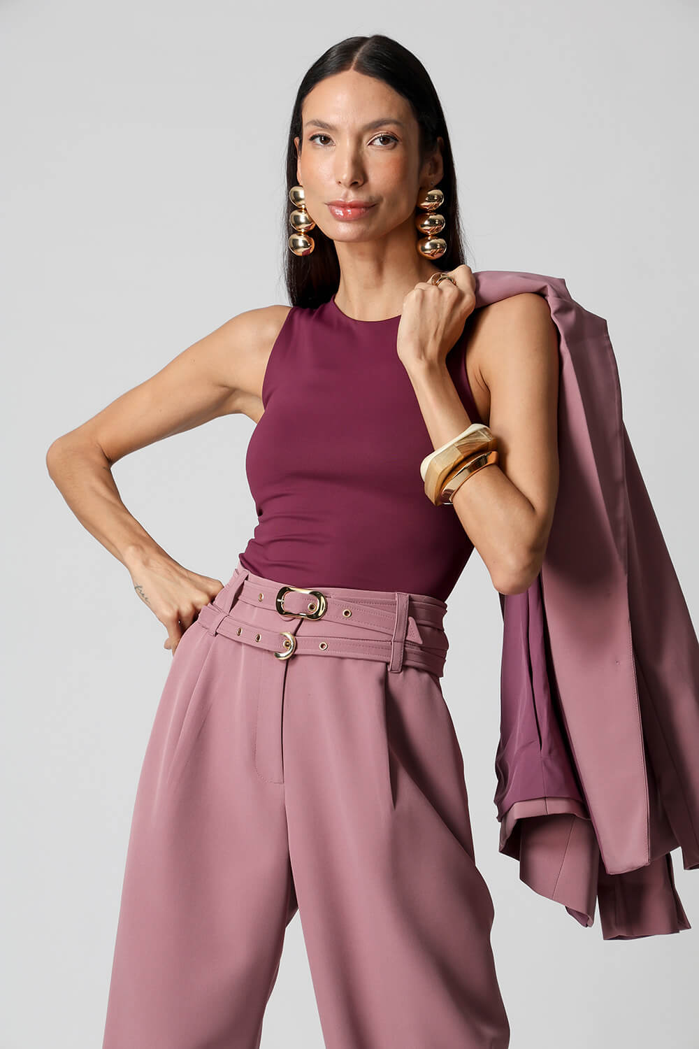 Blusa Regata Em Malha Amni