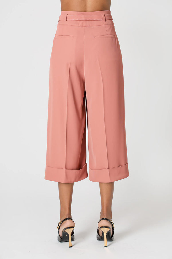 Calça Pantacourt de Alfaiataria Fluid