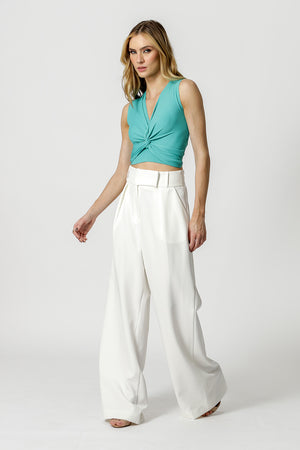 Blusa Cropped com Torção