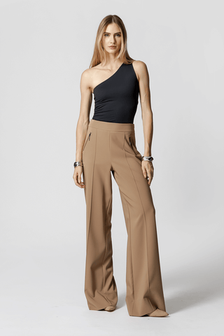 Blusa Ombro Único Malha Amni - PRETO 1