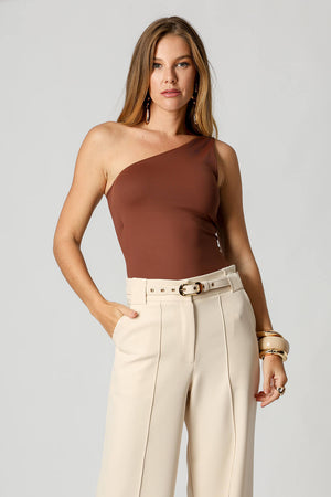 Blusa Ombro Único Malha Amni