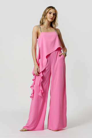 Calça Pantalona - PINK CLARO