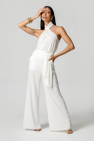 Calça Pantalona - OFF WHITE