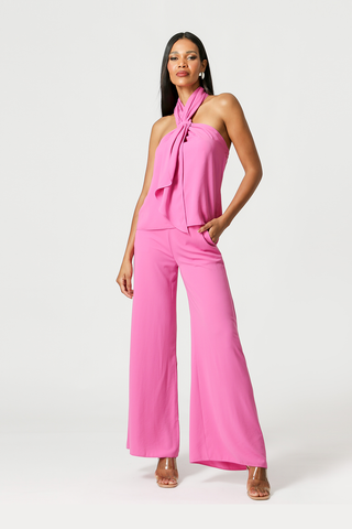 Calça Pantalona - FUCSIA