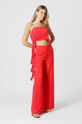 Calça Pantalona - VERMELHO