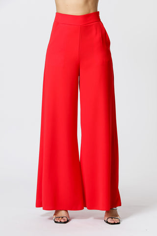 Calça Pantalona - VERMELHO