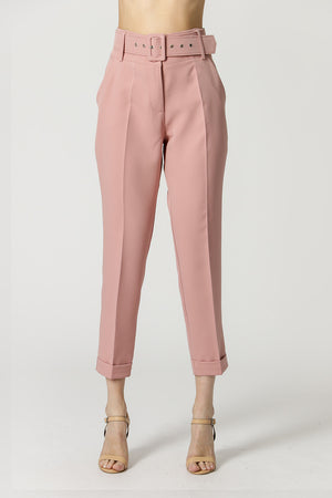 Calça Cenoura Alfaiataria com Cinto