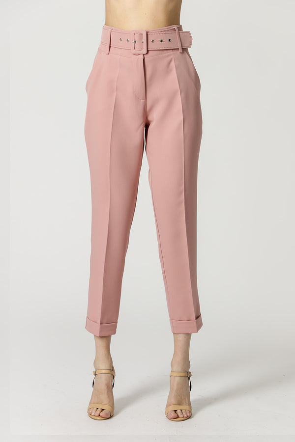 Calça Cenoura Alfaiataria com Cinto