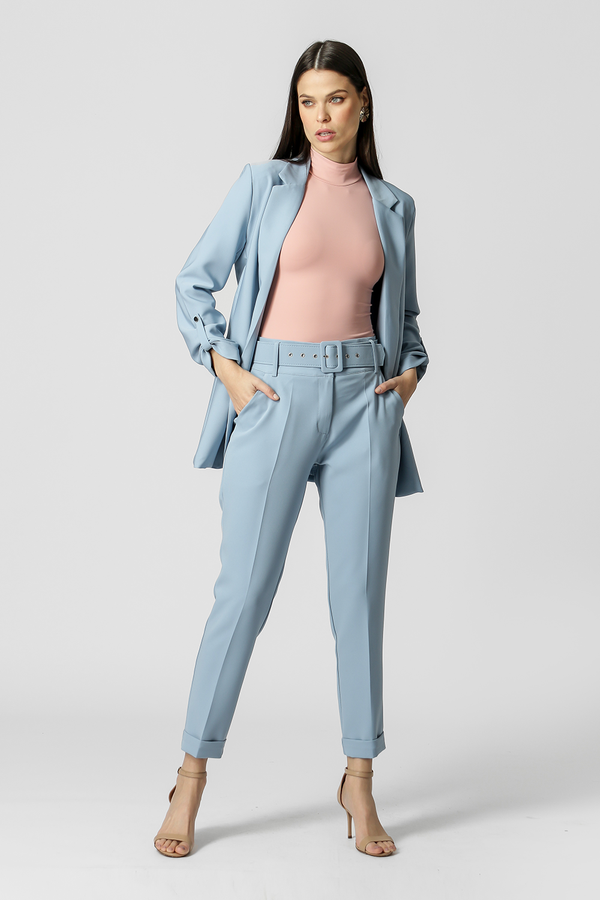 Calça Cenoura Alfaiataria com Cinto