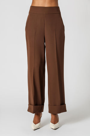 Calça Reta Alfaiataria Com Cós Limpo