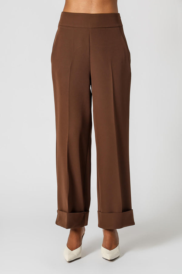 Calça Reta Alfaiataria Com Cós Limpo