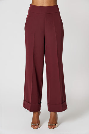 Calça Reta Alfaiataria Com Cós Limpo