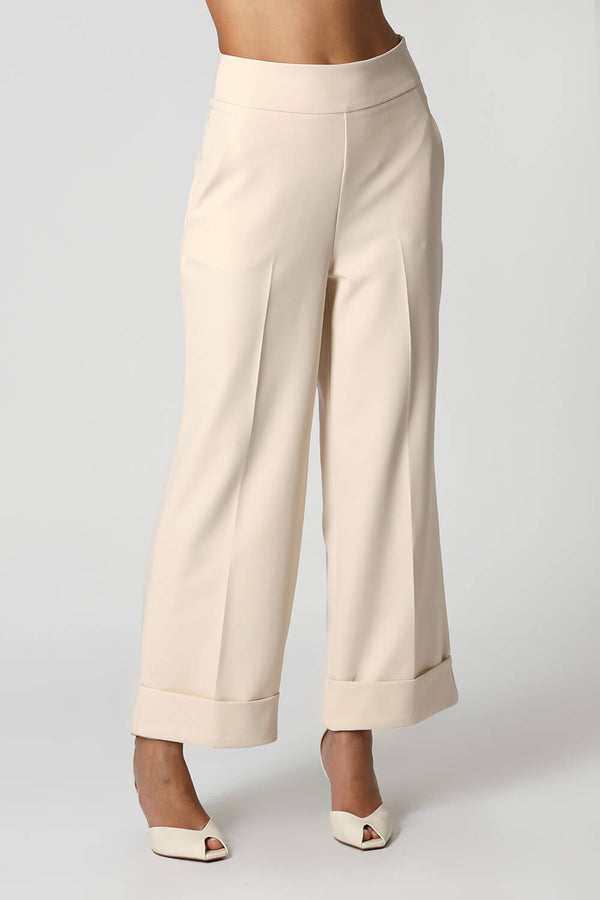 Calça Reta Alfaiataria Com Cós Limpo