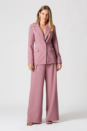 Blazer Acinturado de Alfaiataria com Dois Botões