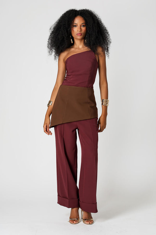 Pala Assimétrica Em Alfaiataria