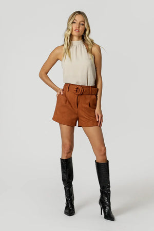 Blusa com Gola e Leve Franzido TRIMIX