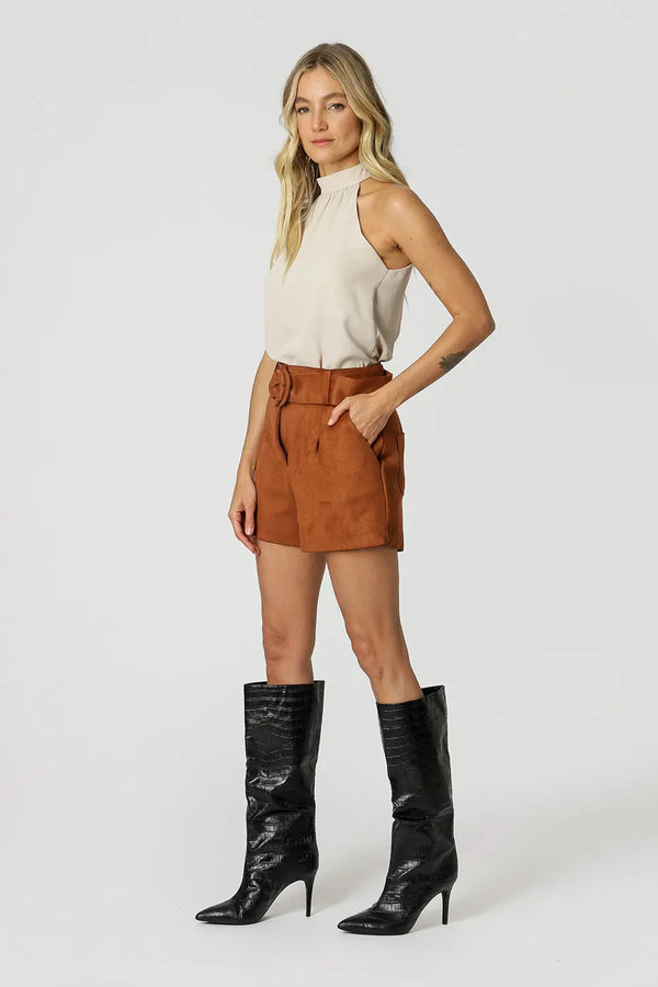 Blusa com Gola e Leve Franzido TRIMIX