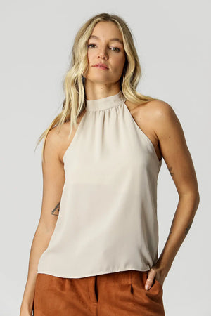 Blusa com Gola e Leve Franzido TRIMIX