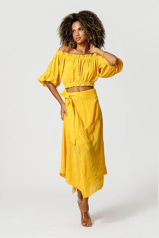 Blusa con hombros descubiertos - SOL