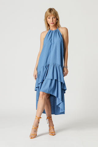 Vestido con volantes - ROYAL
