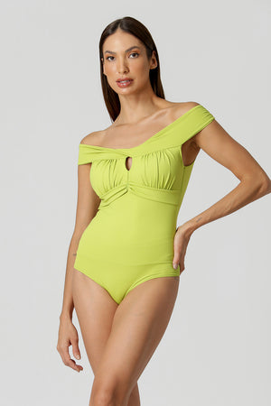 Body Ombro a Ombro Franzido