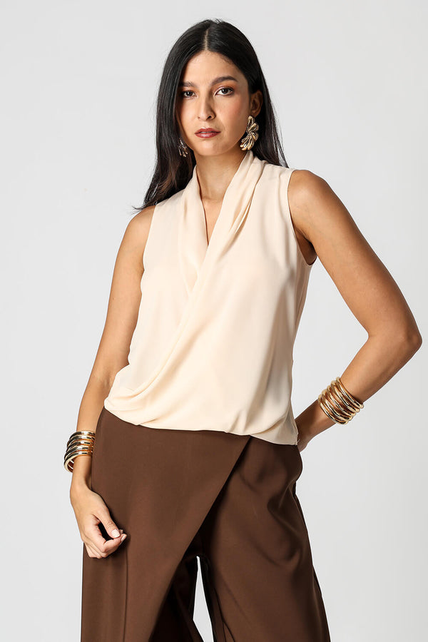 Blusa Cachequer Transpassada