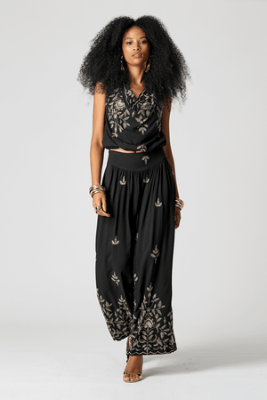 Blusa Balonê Decote Degagê sem Manga