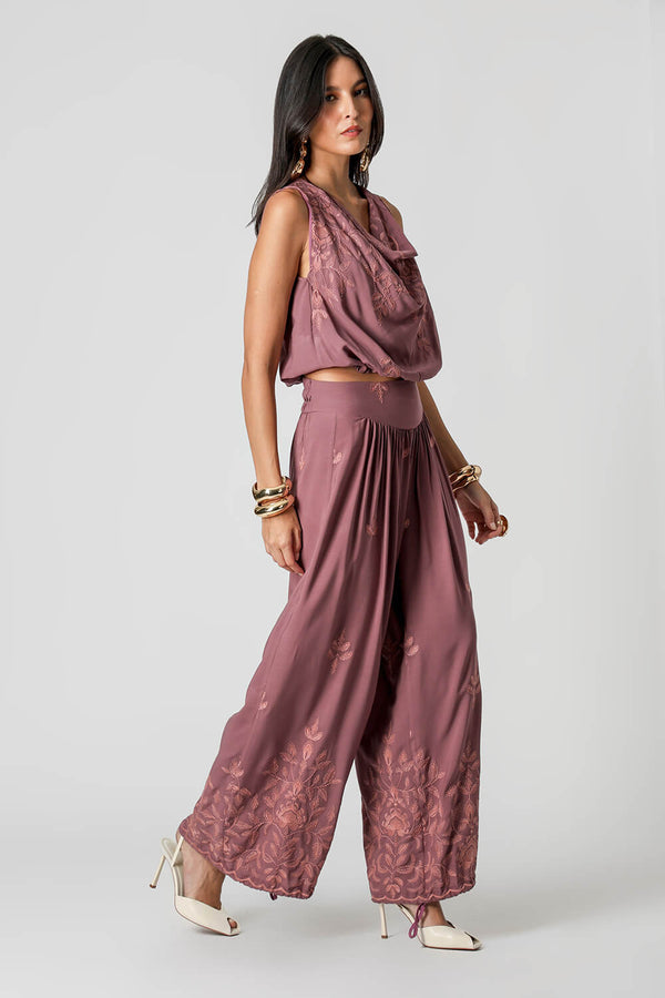 Blusa Balonê Decote Degagê sem Manga