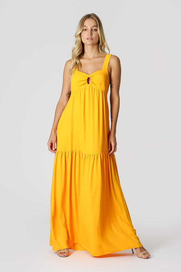 Vestido Longo Barrado