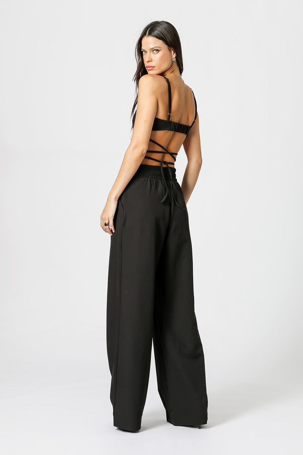 Top de Paetê com Tiras