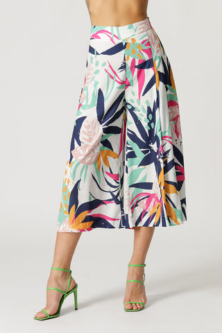 Pantalón Pantacourt Estampado - ROSA 4088