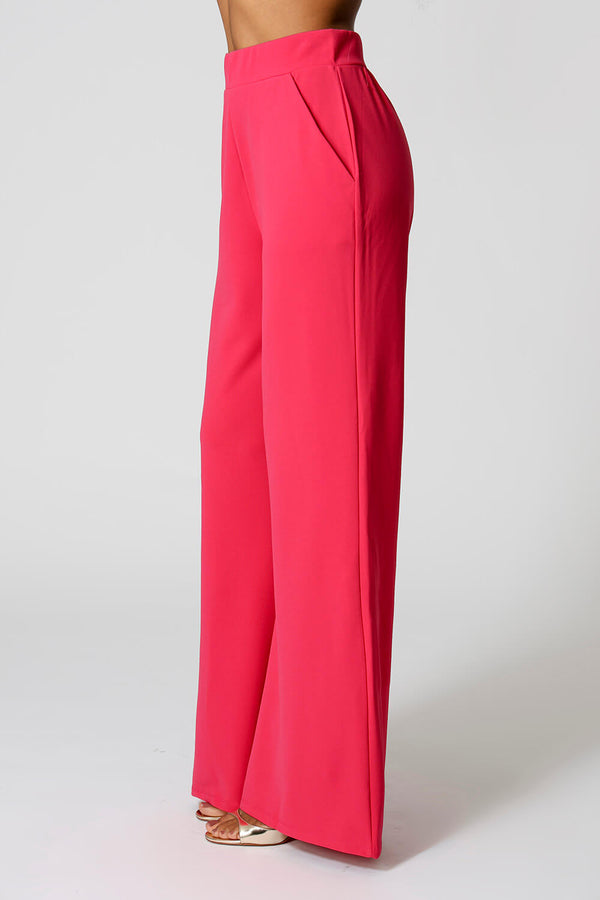 Calça De Malha Pantalona