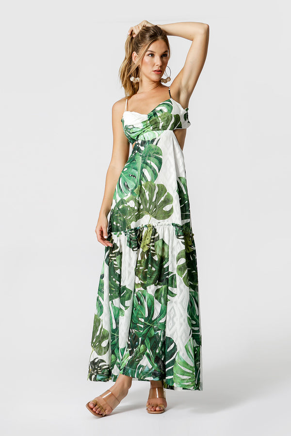 Vestido Longo Com Amarração