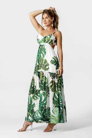 Vestido Longo Com Amarração