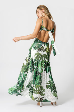 Vestido Longo Com Amarração