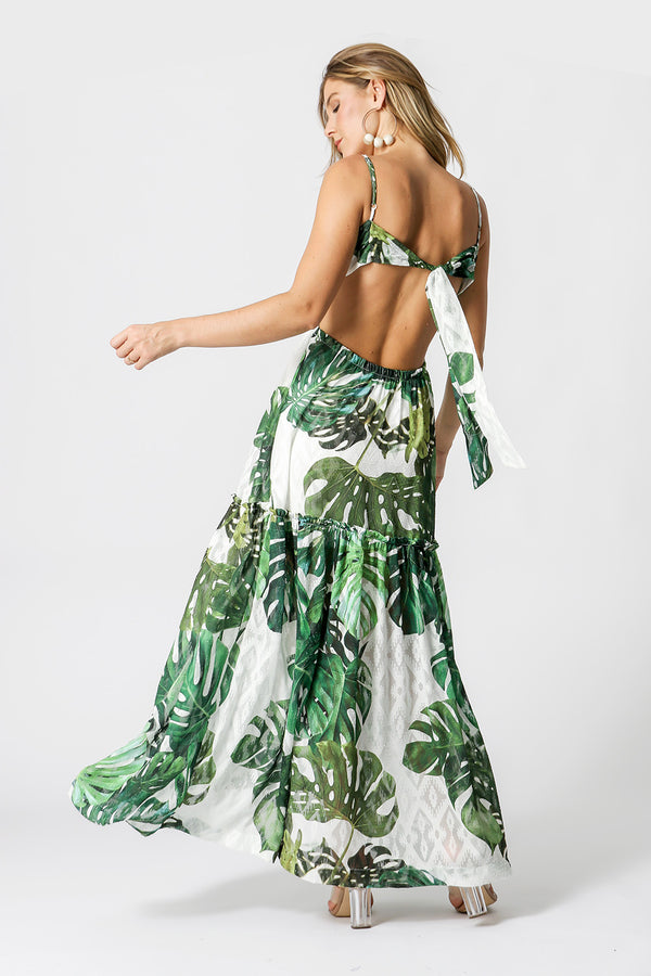 Vestido Longo Com Amarração