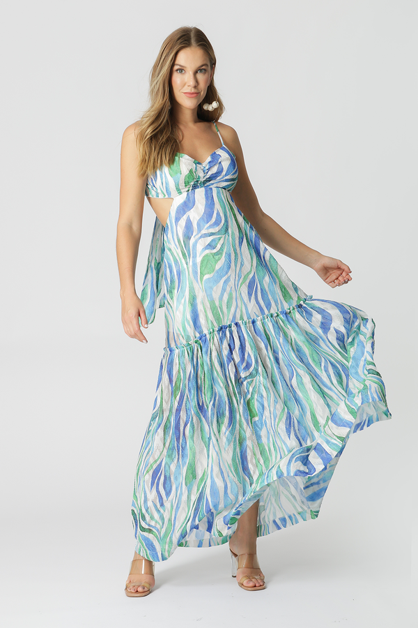 Vestido Longo Com Amarração