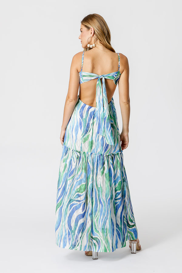 Vestido Longo Com Amarração