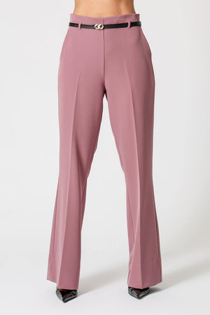 Calça Alfaiataria Reta Com Cinto