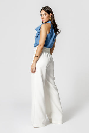 Blusa Com Amarração Na Gola