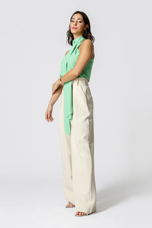 Blusa Com Amarração Na Gola